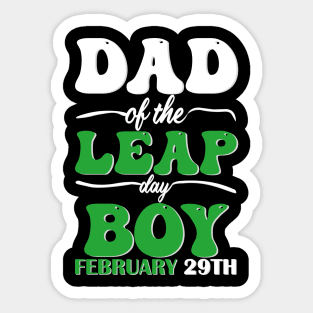 Dad Of The Leap Day Boy February 29th Sticker